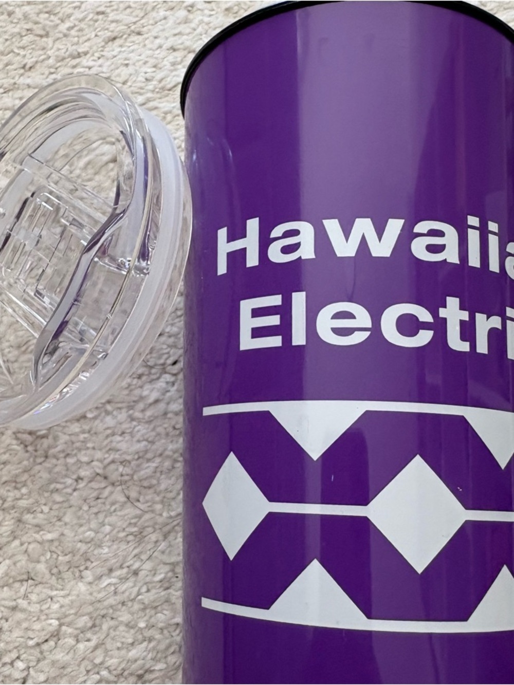 Hot Cold Purple Travel Tumbler with Lid- BPA free - Picture 3 of 13